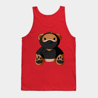 Ninja Teddy Bear Tank Top